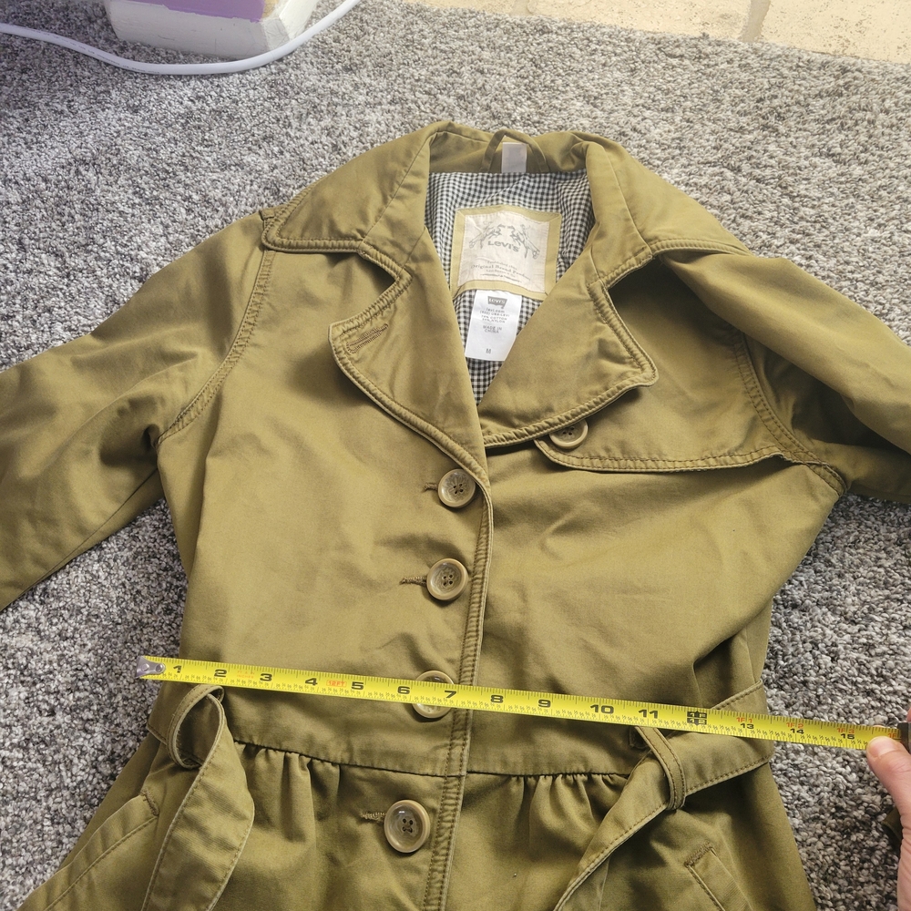 Olive Green Women's Jacket - Picture 8 of 13